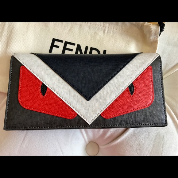 Fendi bi-fold monster bug wallet - Picture 2 of 6